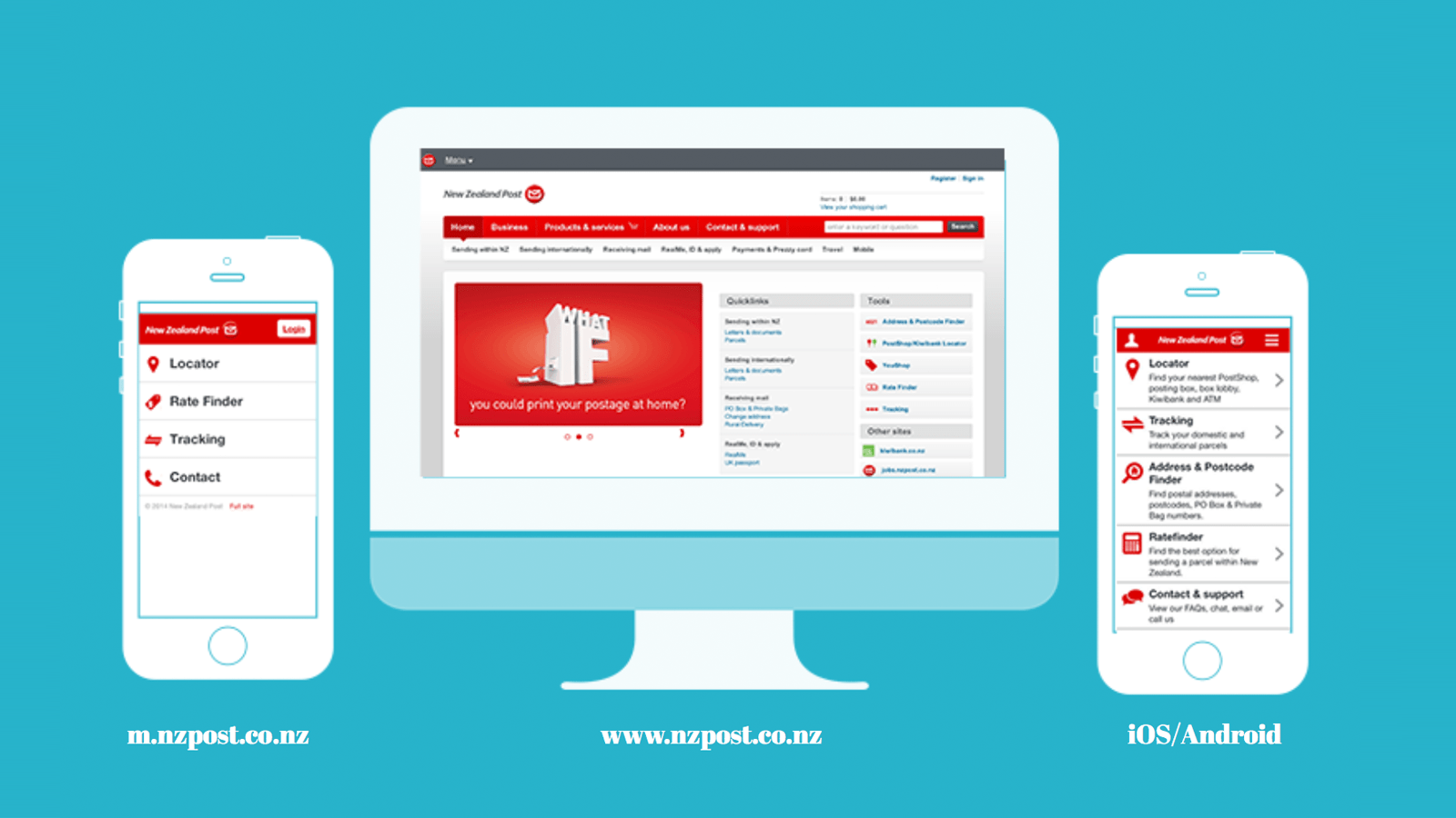 Work image #1 for nzpost.co.nz responsive redesign