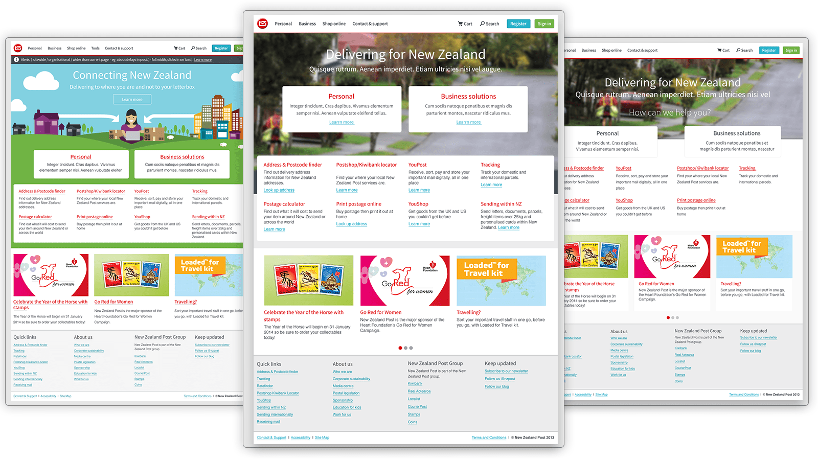 Work image #2 for nzpost.co.nz responsive redesign